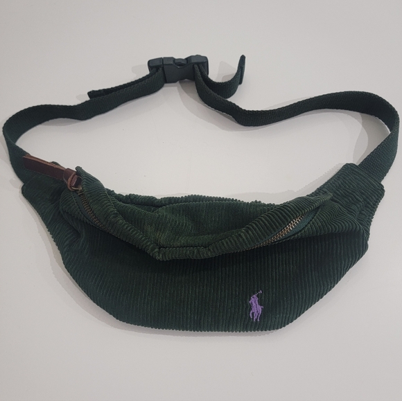 Polo by Ralph Lauren Green Corduroy Belt Bag - Picture 12 of 12